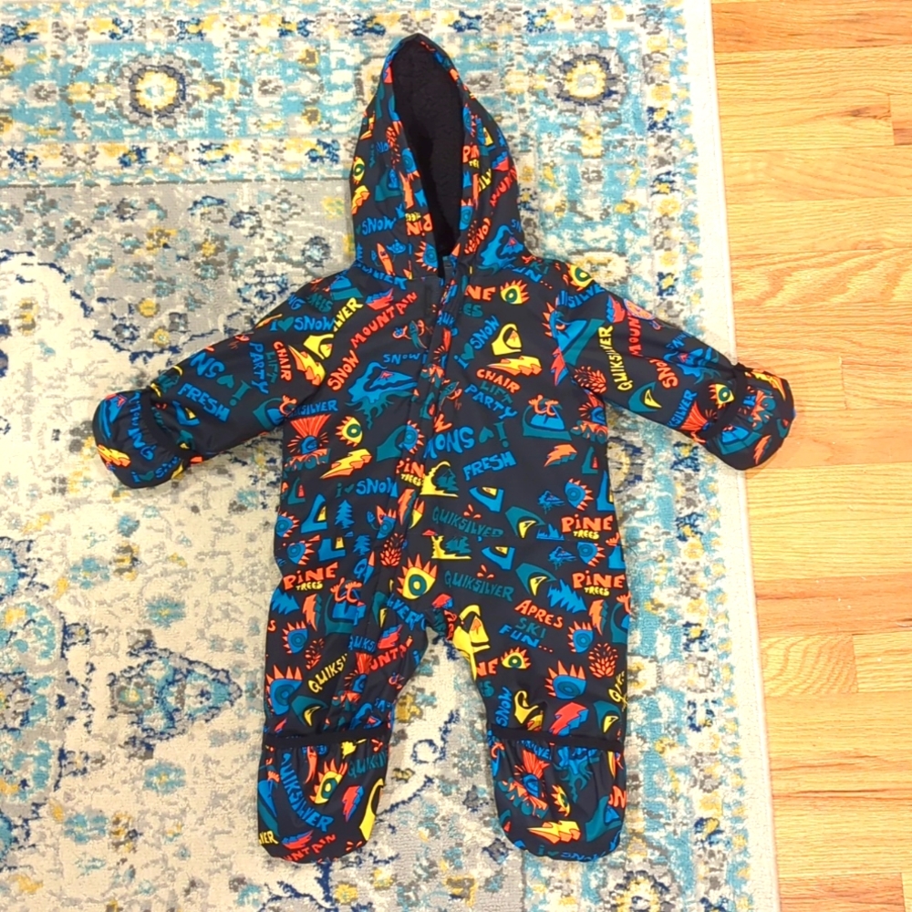 Quicksilver Infants Sherpa Lined Snow Suit